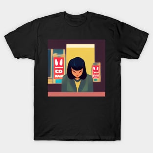 Shop assistant | Comics Style T-Shirt